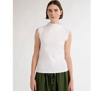 White Sleeveless Women's Top